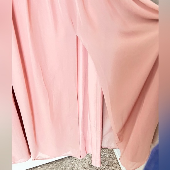 Women's V Neck Bridesmaid Dresses - Picture 6 of 11